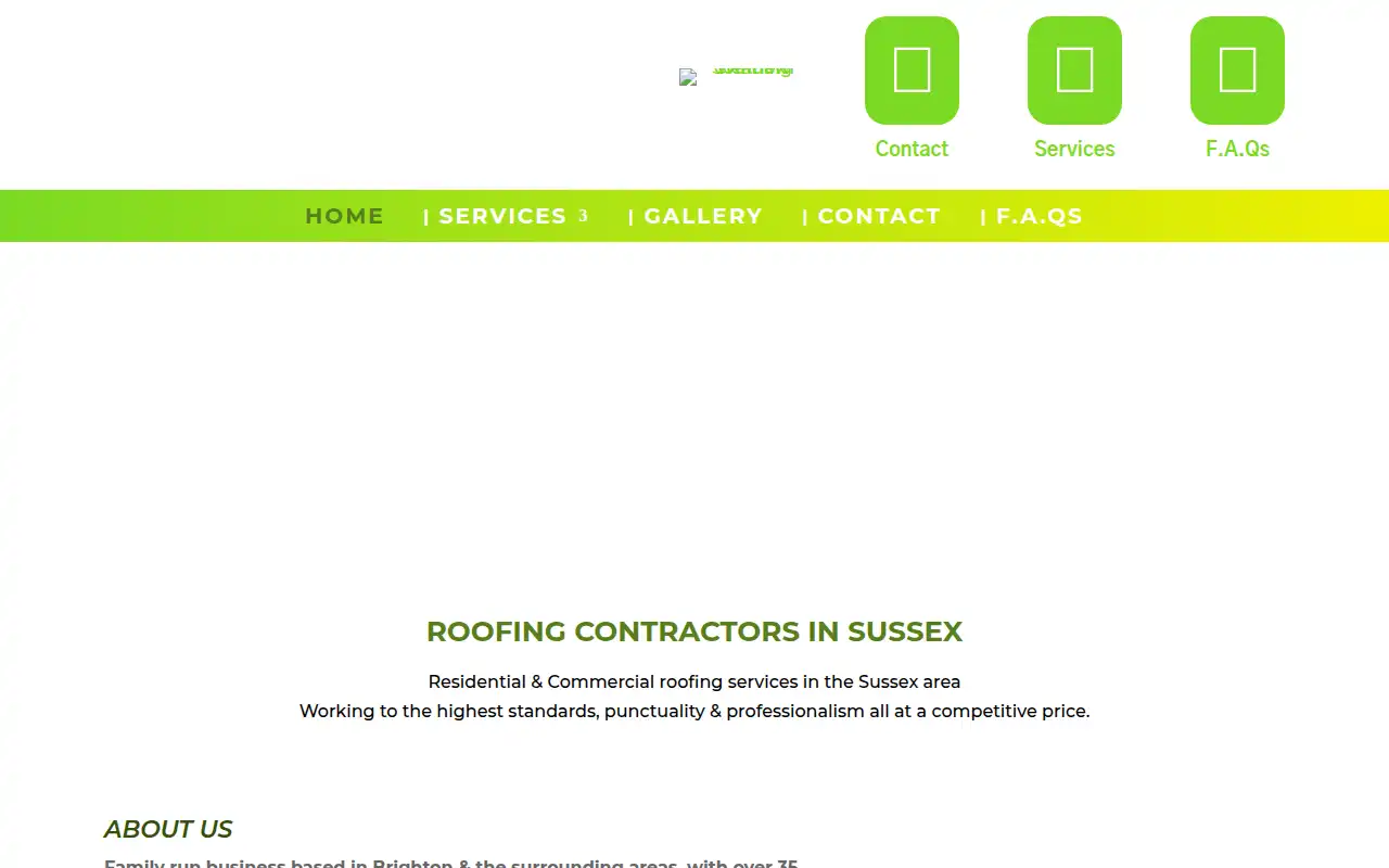 Matt Sears & Sons Roofing Contractors Ltd website homepage